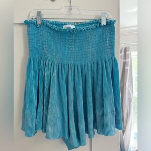 QUEEN OF SPARKLES swing shorts in blue size L